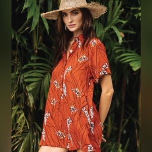 Ava Sky Romper Playa - Amber Shell Ginger